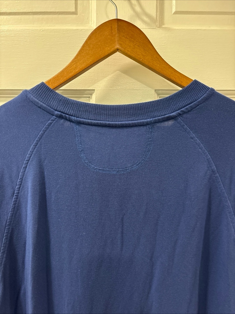 Lake DreamModal Relax Long Sleeve French Terry Lounge Pajama Shirt Size L Blue - Picture 5 of 7